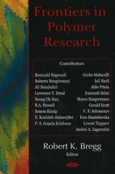 Hardcover Frontiers in Polymer Research Book