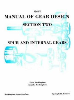Paperback Manual of Gear Design: Spur and Internal Gears Book