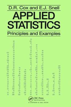 Hardcover Applied Statistics - Principles and Examples Book