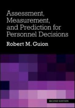 Hardcover Assessment, Measurement, and Prediction for Personnel Decisions Book