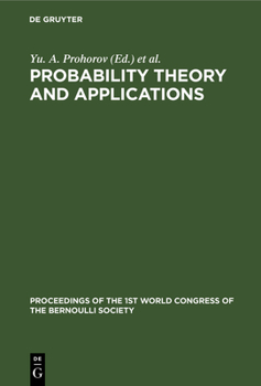 Hardcover Probability Theory and Applications Book