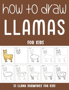 Paperback How to Draw Llamas for Kids Book