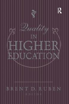Paperback Quality in Higher Education Book