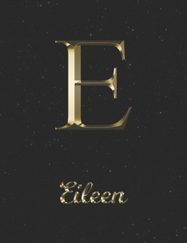 Paperback Eileen: 1 Year Daily Planner (12 Months) - Yellow Gold Effect Letter E Initial First Name - 2020 - 2021 - 365 Pages for Planni Book