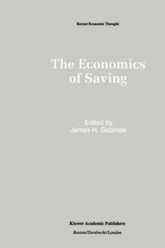 Paperback The Economics of Saving Book