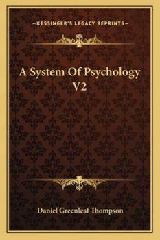 Paperback A System Of Psychology V2 Book