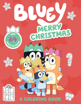 Paperback Bluey: Merry Christmas: A Coloring Book