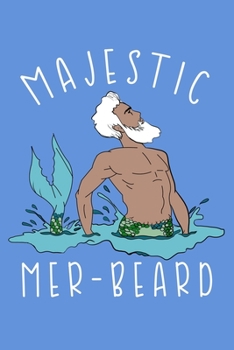 Paperback Majestic Mer Beard: Notebook Wide Rule Book