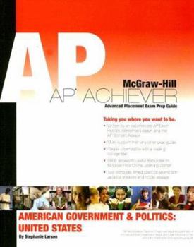 Paperback AP Achiever (Advanced Placement* Exam Preparation Guide) for AP US Government: College Test Prep (AP AMERICAN DEMOCRACY (US GOVERNMENT)) Book