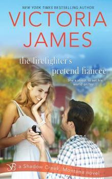 Paperback The Firefighter's Pretend Fiancee Book