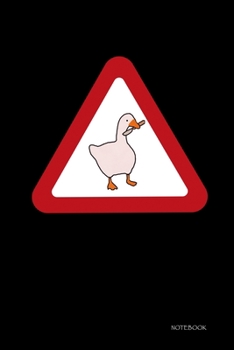 Paperback Notebook: Untitled Goose Video Game 6 x 9 Inch Notepad With Lined College Ruled Notepad Paper. Journal Gift With Soft Matte Cove Book