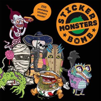 Paperback Stickerbomb Monsters Book