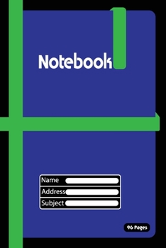 Paperback Paper notebook with line ruled pages for journals and notebooks: Wide ruled paper notebook 96 pages Book