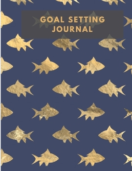 Paperback Goal Setting Planner and Journal Non Dated 8.5 x11 inches: Goal Planner Journal with Daily Weekly Monthly Quarterly Goals Planner Habit Tracker and Pr Book