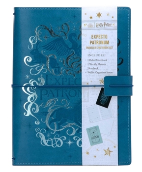 Paperback Harry Potter: Expecto Patronum Traveler's Notebook Set: (Refillable Notebook) Book