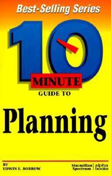 Paperback 10 Minute Guide to Planning Book