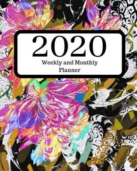 2020 Weekly and Monthly Planner: 30 Dec , 2019 to Dec 31 , 2020 Weekly & Monthly View Planner + Calendar Scheldule + Floral ....December 2020