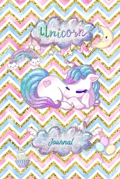 Unicorn Journal: Blank Lined Notebook Perfect Birthday Gift For Writing, Girls Book