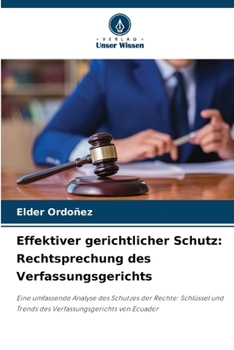 Paperback Effektiver gerichtlicher Schutz: Rechtsprechung des Verfassungsgerichts [German] Book