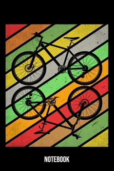 Notebook: Bicycle Notebook Blank Line Bike Journal Lined with Lines 6x9 120 Pages Checklist Record Book Mountainbike Lovers Take Notes bike riding ... Gift for Bicycle And Mountain Bike Lover