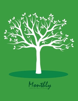 Monthly Bill Planner: Monthly Budget Planning & Expense Tracker Bill Organizer or Finance Weekly and Daily Notebook with Money Account Savings