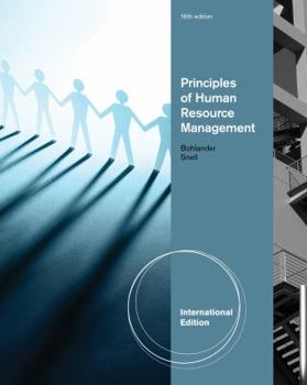 Paperback Principles of Human Resource Management. by Scott Snell, George Bohlander Book