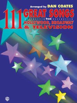 Paperback 111 Great Songs from Hollywood, Broadway, and Televis" Book