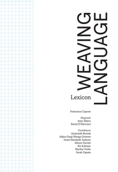 Paperback Weaving Language I: Lexicon Book