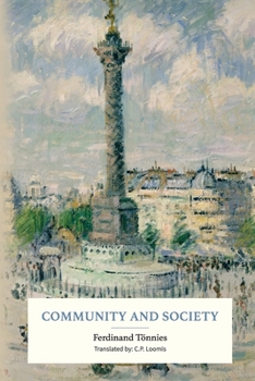 Paperback Community and Society Book