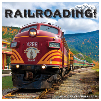 Calendar Railroading 2021 Wall Calendar Book