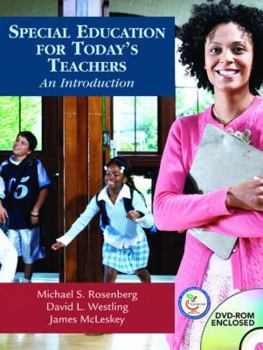 Paperback Special Education for Today's Teachers: An Introduction [With CDROM and Online Access Code] Book