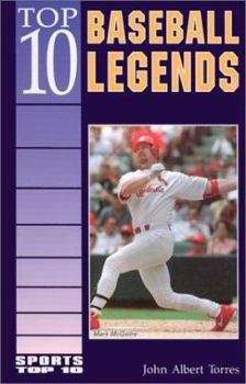 Library Binding Top 10 Baseball Legends Book