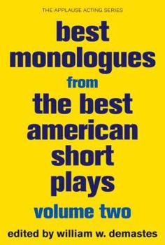 Paperback Best Monologues from the Best American Short Plays Book