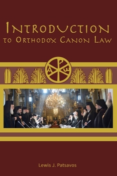 Paperback Introduction to Orthodox Canon Law Book