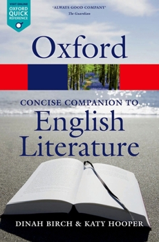 Paperback The Oxford Concise Companion to English Literature Book