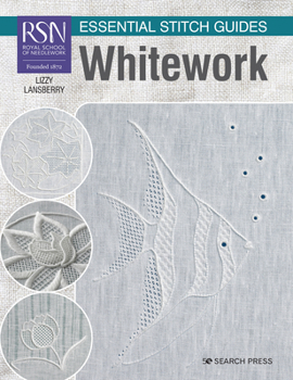 Paperback Rsn Essential Stitch Guides: Whitework - Large Format Edition Book