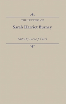Hardcover The Letters of Sarah Harriet Burney Book