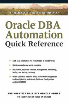 Paperback Oracle DBA Automation Quick Reference Book