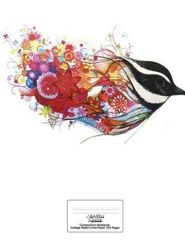 Composition Notebook College Ruled Lined Paper 250 Pages: Bird Doodles Cover Design