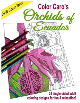 Paperback Color Caro's Orchids of Ecuador Book