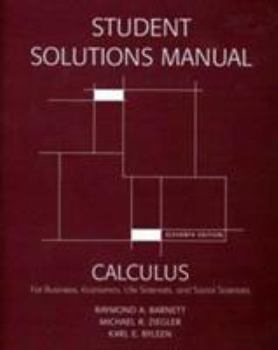 Paperback Student's Solutions Manual for Calculus for Business, Economics, Life Sciences and Social Sciences Book
