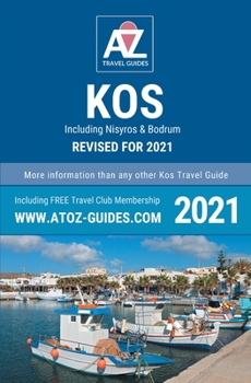 Paperback A to Z guide to Kos 2021, including Nisyros and Bodrum Book