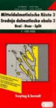 Map Sheet 3, Middle Dalmatian Coast/Brac/Hvar/Split [German] Book