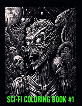 Paperback SCI-FI Coloring Book #1 Book