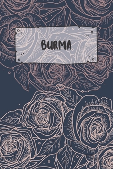 Paperback Burma: Ruled Travel Diary Notebook or Journey Journal - Lined Trip Pocketbook for Men and Women with Lines Book