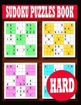 Paperback Sudoku Puzzle Book: Hard Sudoku Puzzle Book including Instructions and answer keys - Sudoku Puzzle Book for Adults Book