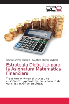 Paperback Estrategia Didáctica para la Asignatura Matemática Financiera [Spanish] Book