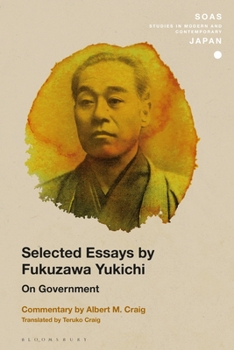 Paperback Selected Essays by Fukuzawa Yukichi: On Government Book