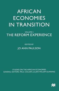 Paperback African Economies in Transition: Volume 2: The Reform Experience Book