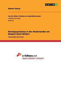 Paperback Rechtspopulismus in den Niederlanden am Beispiel Geert Wilders [German] Book